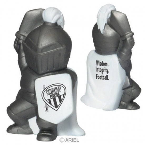 Custom Logo Knight Mascot Stress Toy