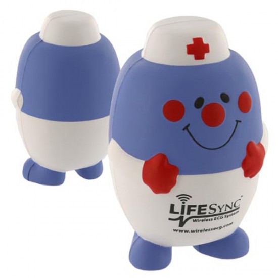 Custom Logo Pill Nurse Squeeze Toy
