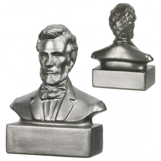 Custom Logo Abraham Lincoln Bust Stress Toys