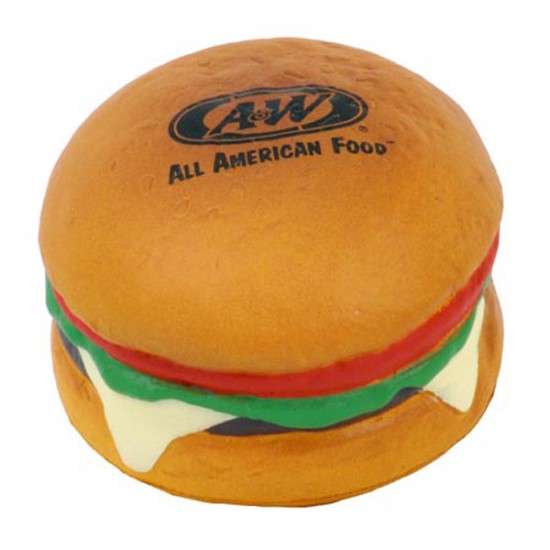 Custom Logo Hamburger Stress Toy