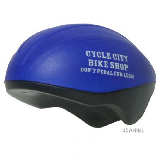 Custom Logo Bicycle Helmet Stress Toy