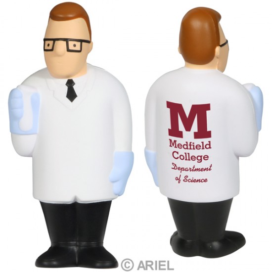 Custom Logo Scientist Stress Toy