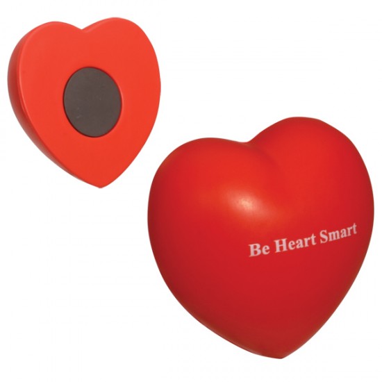 Custom Logo Valentine Heart Magnet / Stress Toy