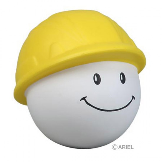 Custom Logo Hard Hat Mad Cap Stress Toy