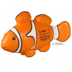 Custom Logo Clown Fish Stress Toy