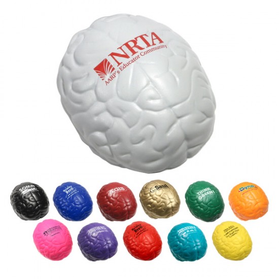 Custom Logo Brain Stress Toy