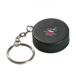 Custom Logo Hockey Puck Key Chain/ Stress Toy Custom Logo Hockey Puck Key Chain/ Stress Toy