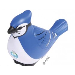 Custom Logo Blue Jay Stress Toy