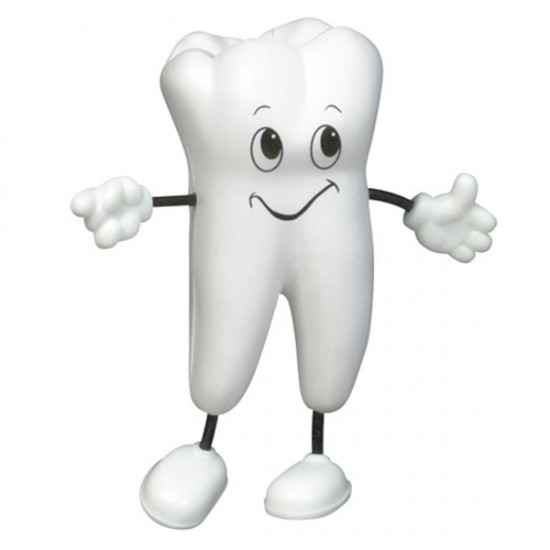 Custom Logo Tooth Figure Squeeze Toy