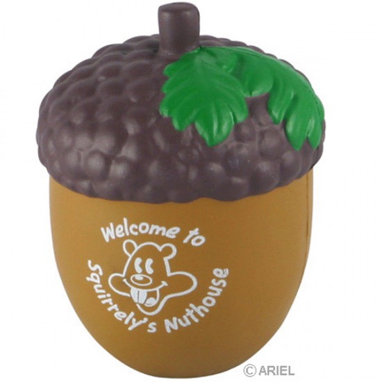 Custom Logo Acorn Shaped Stress Toy