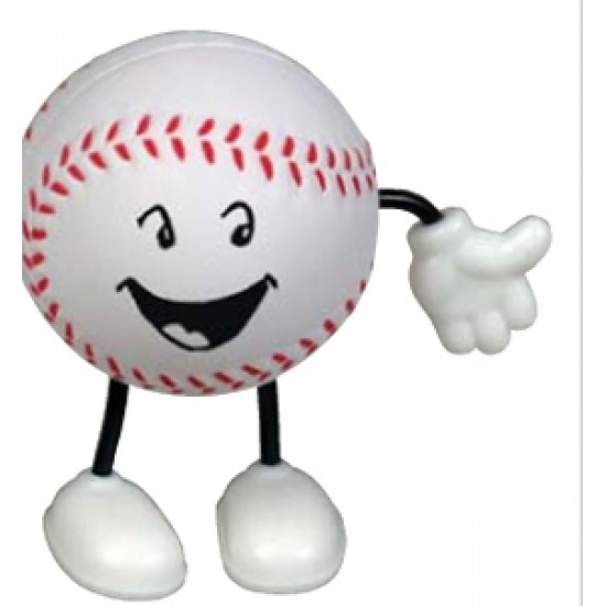 Custom Logo Baseball Figure Stress Toy