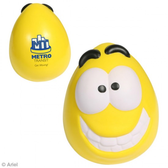 Custom Logo Happy Mood Maniac Wobbler Stress Toy