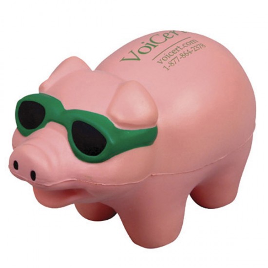 Custom Logo Cool Pig Stress Toy