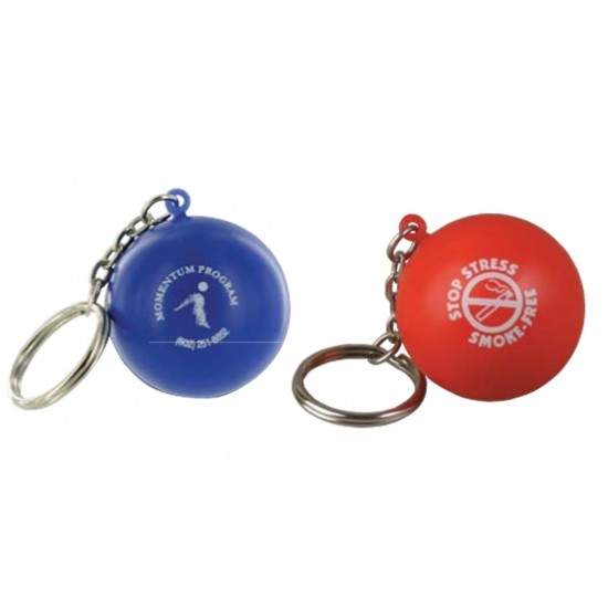 Custom Logo Stress Ball with Key Chain