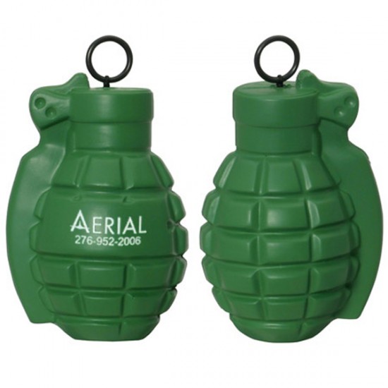 Custom Logo Vibrating Grenade Stress Toys