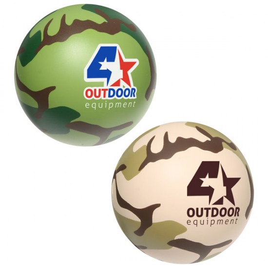 Custom Logo Camouflage Stress Ball