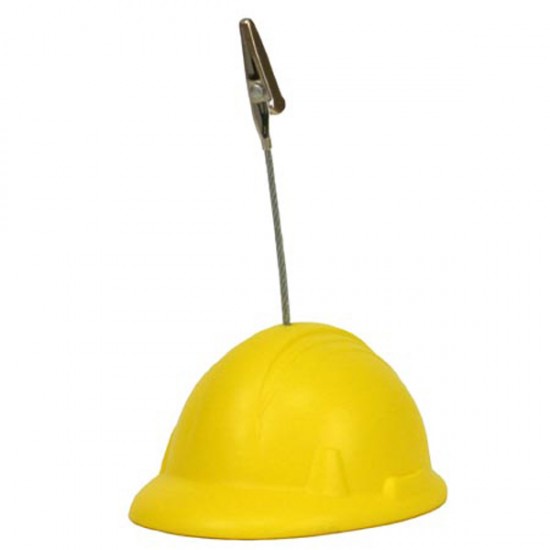 Custom Logo Hard Hat Memo Holder/ Stress Toy