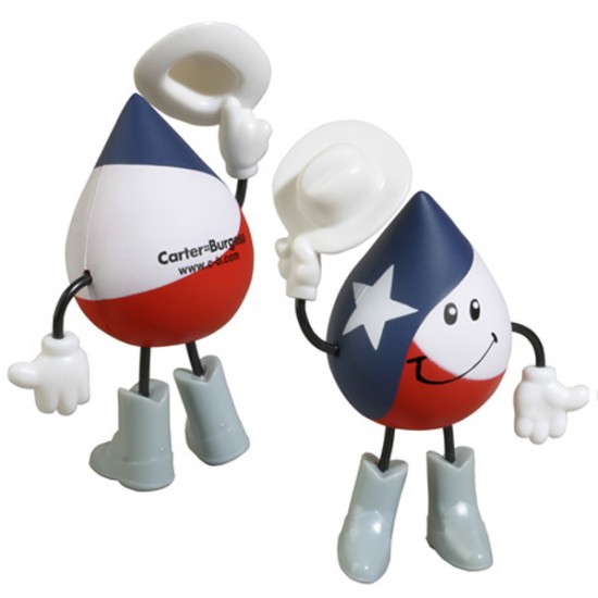 Custom Logo Texas Figure Stress Toy