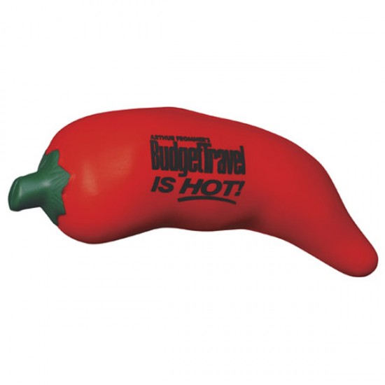 Custom Logo Chili Pepper Stress Toy