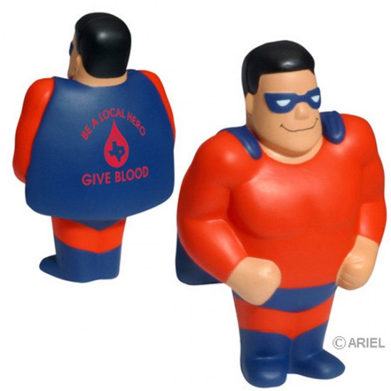 Custom Logo Super Hero Stress Toy