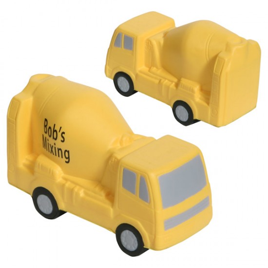 Custom Logo Concrete Mixer Stress Toy