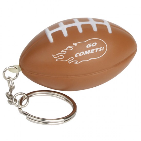 Custom Logo Football Key Chain/ Stress Toy