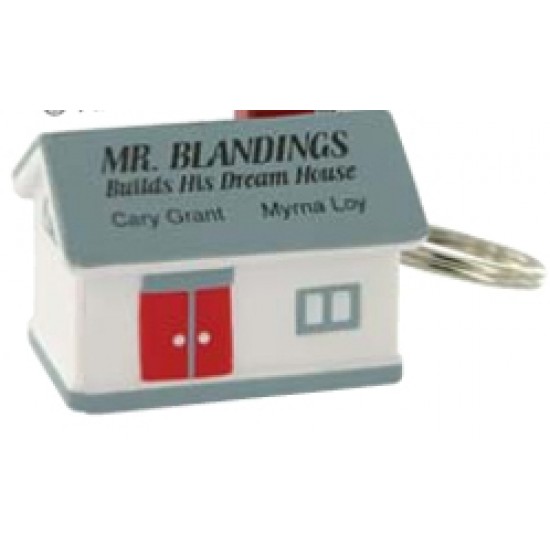 Custom Logo House Key Chain/ Stress Toy