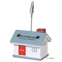 Custom Logo House Shaped Memo Holder/ Stress Toy Custom Logo House Shaped Memo Holder/ Stress Toy