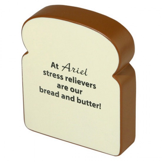 Custom Logo Bread Slice Stress Toy