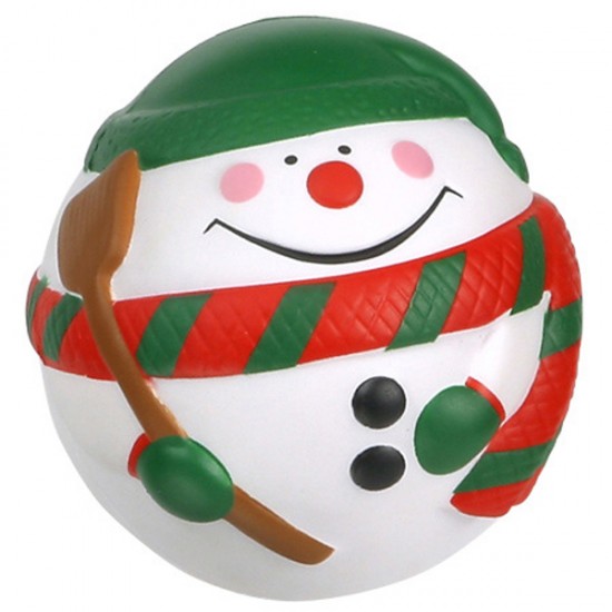 Custom Logo Snowman Stress Ball