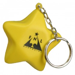 Custom Logo Star Key Chain/ Stress Toy Custom Logo Star Key Chain/ Stress Toy